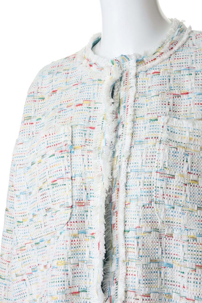 【生地の可能性/kijinokanosei】のfringe ジャケット 人気、トレンドファッション・服の通販 founy(ファニー) ファッション Fashion レディースファッション Fashion for Women アウター Coat / Outerwear Collection レディースジャケット・軽アウター Jackets カラフル Colorful Design ガラス Glass, Glassware ジャケット Jacket, Outerwear ツイード Twill, Twill Weave リネン Linen, Linen Fabric 新作・新入荷 New Arrivals / New In other-5|ID: prp329100004873004 ipo3291000000036346209