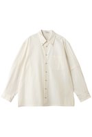 【クラネ/CLANE】のJEWELRY OVER SHIRTS シャツ/ブラウス 人気、トレンドファッション・服の通販 founy(ファニー) ファッション Fashion レディースファッション Fashion for Women トップス・カットソー Cut & Sew Tops シャツ・ブラウス・オフィスカジュアル Elegant Blouses & Button-Ups シルク Silk, 100% Silk シルバー Silver, Metallic Silver スリーブ Sleeve, Long Sleeve / Short Sleeve メタル Metal, Metal Parts ロング Long, Long-Length 新作・新入荷 New Arrivals / New In 春 Spring |ID:prp329100004873007
