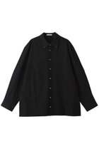 【クラネ/CLANE】のJEWELRY OVER SHIRTS シャツ/ブラウス 人気、トレンドファッション・服の通販 founy(ファニー) ファッション Fashion レディースファッション Fashion for Women トップス・カットソー Cut & Sew Tops シャツ・ブラウス・オフィスカジュアル Elegant Blouses & Button-Ups シルク Silk, 100% Silk シルバー Silver, Metallic Silver スリーブ Sleeve, Long Sleeve / Short Sleeve メタル Metal, Metal Parts ロング Long, Long-Length 新作・新入荷 New Arrivals / New In 春 Spring thumbnail BLACK|ID: prp329100004873007 ipo3291000000036346229