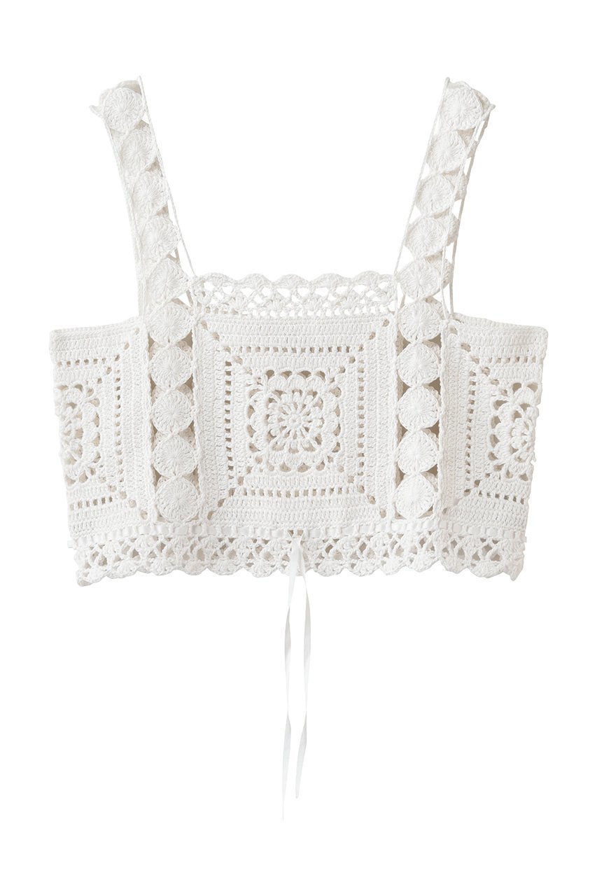 【ビリティス ディセッタン/Bilitis dix-sept ans】のハンドニットキャミソール 人気、トレンドファッション・服の通販 founy(ファニー) 　ファッション　Fashion　レディースファッション　Fashion for Women　トップス・カットソー　Cut & Sew Tops　ニット　Knit Tops & Sweaters　キャミソール&ノースリーブ　Camisoles & Sleeveless Tops　カジュアルプルオーバー・ニットトップス　Pullovers & Knit Tops / Casual Pullovers　コンパクト　Compact, Small Size　シンプル　Simple, Minimal　バランス　Balance, Style Balance　手編み　Hand-Knitted, Handmade Knit　春　Spring　 other-1|ID: prp329100004873011 ipo3291000000036894064