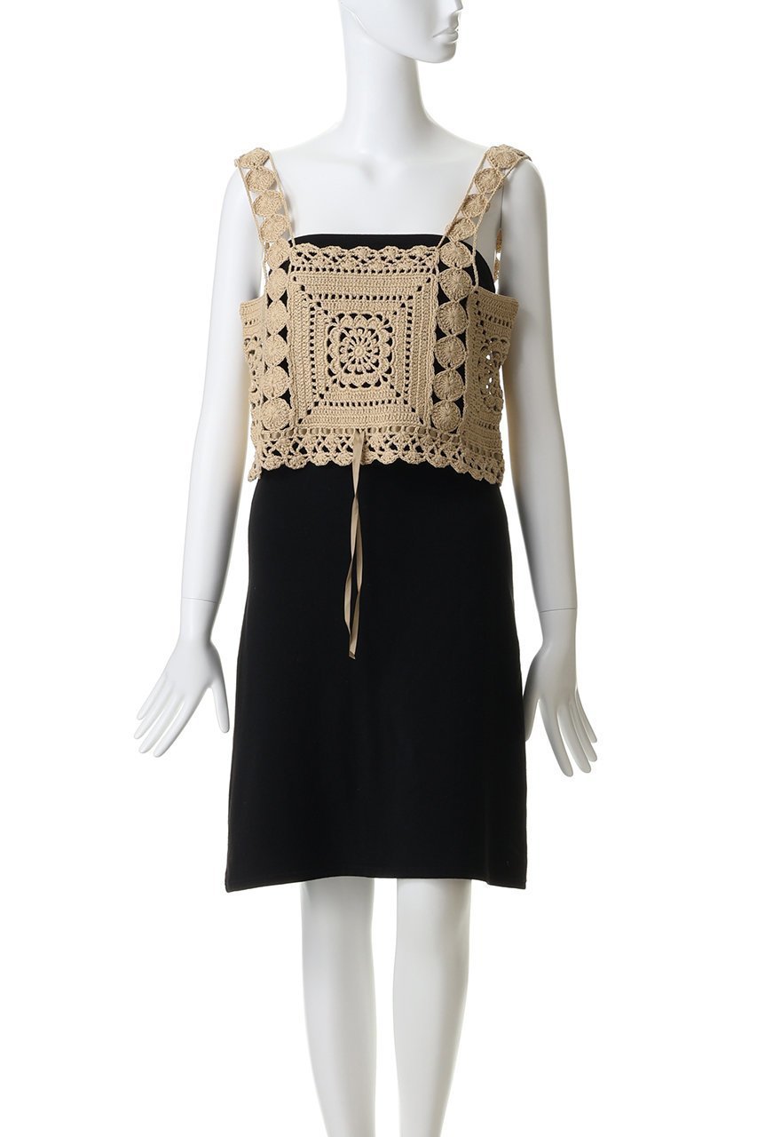 【ビリティス ディセッタン/Bilitis dix-sept ans】のハンドニットキャミソール 人気、トレンドファッション・服の通販 founy(ファニー) 　ファッション　Fashion　レディースファッション　Fashion for Women　トップス・カットソー　Cut & Sew Tops　ニット　Knit Tops & Sweaters　キャミソール&ノースリーブ　Camisoles & Sleeveless Tops　カジュアルプルオーバー・ニットトップス　Pullovers & Knit Tops / Casual Pullovers　コンパクト　Compact, Small Size　シンプル　Simple, Minimal　バランス　Balance, Style Balance　手編み　Hand-Knitted, Handmade Knit　春　Spring　other-2|ID: prp329100004873011 ipo3291000000036894070