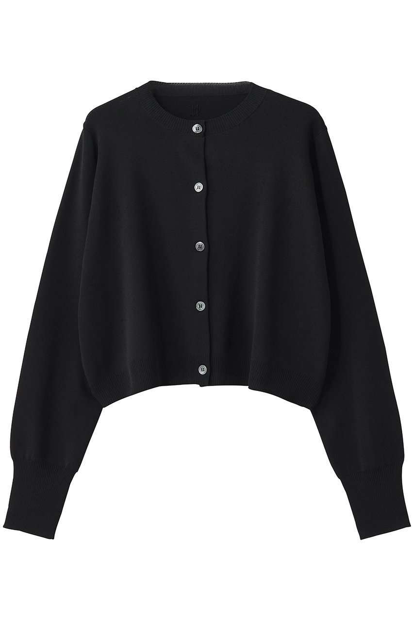 【ハー/HER.】のショートカーディガン インテリア・キッズ・メンズ・レディースファッション・服の通販 founy(ファウニー) 　ファッション　Fashion　レディースファッション　Fashion for Women　トップス・カットソー　Cut & Sew Tops　ニット　Knit Tops & Sweaters　カーディガン・羽織り　Layered Style Cardigans　おすすめ　Recommended / Our Picks　インナー　Innerwear　カーディガン　Cardigan, Knitwear　ショート　Short, Short Length　ストレッチ　Stretch, Stretchy Fabric　セットアップ　Set-Up, Coordinated Outfit　リラックス　Relax, Relaxed Fit　ワンポイント　One Point, Statement Accent　ブラック|ID: prp329100004873013 ipo3291000000037238509