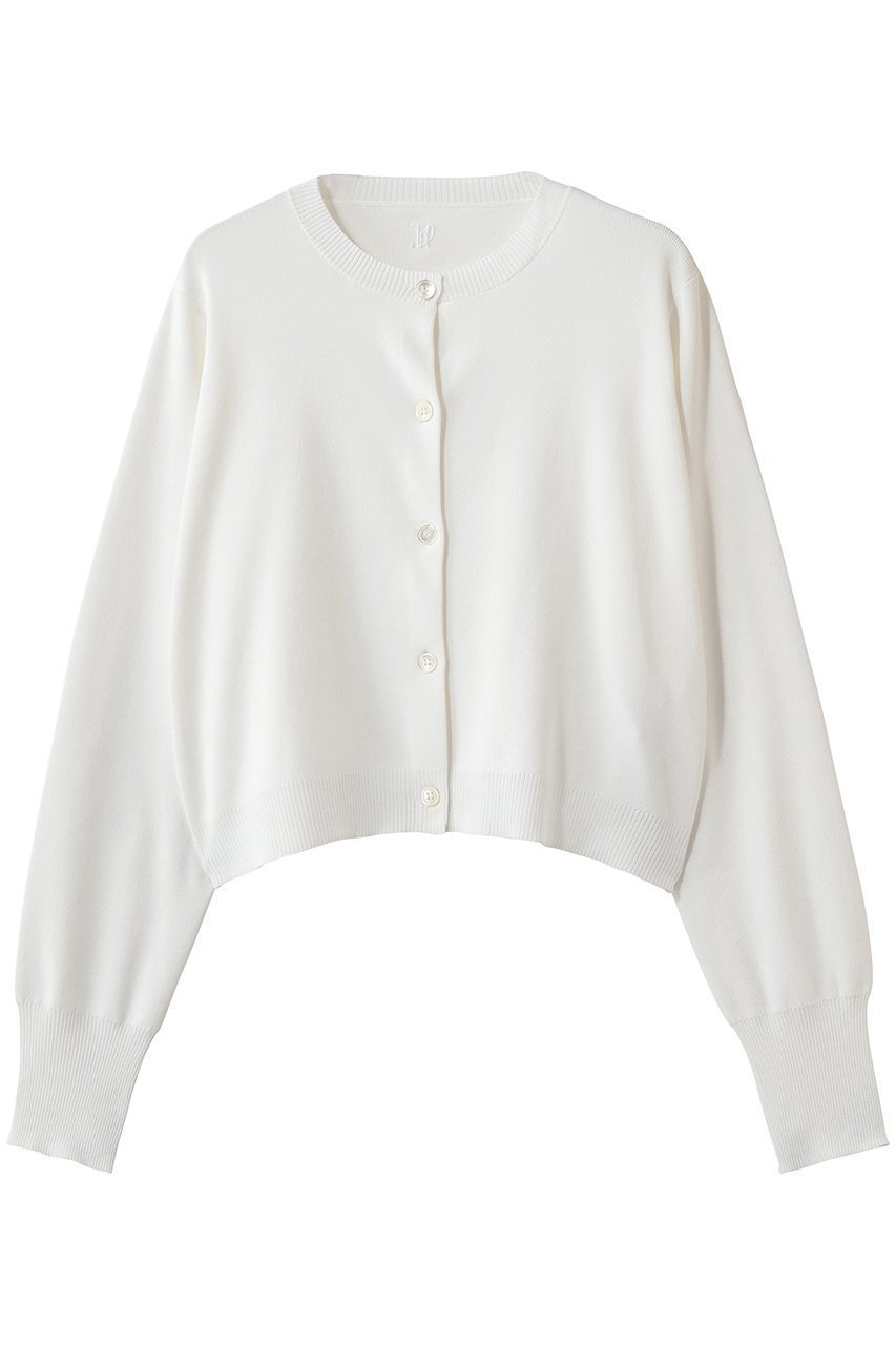【ハー/HER.】のショートカーディガン インテリア・キッズ・メンズ・レディースファッション・服の通販 founy(ファウニー) 　ファッション　Fashion　レディースファッション　Fashion for Women　トップス・カットソー　Cut & Sew Tops　ニット　Knit Tops & Sweaters　カーディガン・羽織り　Layered Style Cardigans　おすすめ　Recommended / Our Picks　インナー　Innerwear　カーディガン　Cardigan, Knitwear　ショート　Short, Short Length　ストレッチ　Stretch, Stretchy Fabric　セットアップ　Set-Up, Coordinated Outfit　リラックス　Relax, Relaxed Fit　ワンポイント　One Point, Statement Accent　オフホワイト|ID: prp329100004873013 ipo3291000000037238510