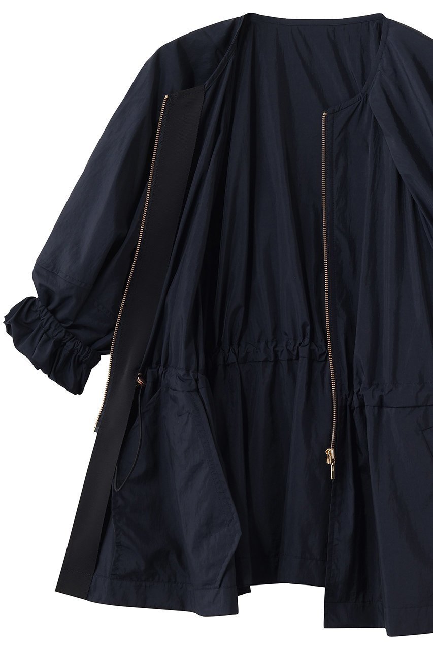 【ランバン オン ブルー/LANVIN en Bleu】のストーンナイロンライトブルゾン 人気、トレンドファッション・服の通販 founy(ファニー) 　ファッション　Fashion　レディースファッション　Fashion for Women　アウター　Coat / Outerwear Collection　レディースジャケット・軽アウター　Jackets　ブルゾンジャケット・スポーティアウター　Blouson Jackets　おすすめ　Recommended / Our Picks　ジャケット　Jacket, Outerwear　スリーブ　Sleeve, Long Sleeve / Short Sleeve　バルーン　Balloon, Balloon Silhouette　フェミニン　Feminine, Girly　ブルゾン　Blouson, Bomber Jacket　ペプラム　Peplum, Flared Hem　ボレロ　Bolero, Short Cardigan　新作・新入荷　New Arrivals / New In　other-6|ID: prp329100004873018 ipo3291000000036346317