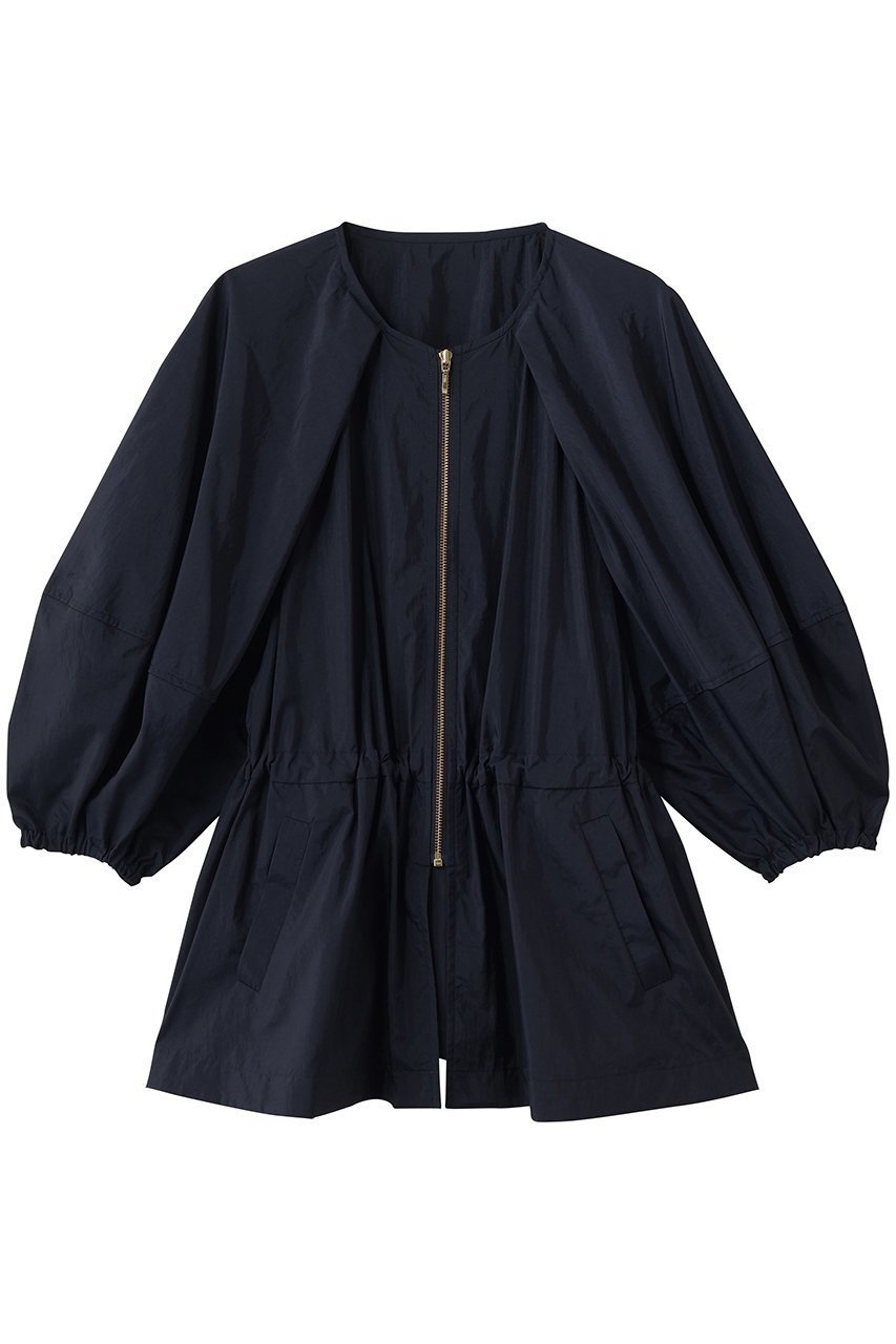 【ランバン オン ブルー/LANVIN en Bleu】のストーンナイロンライトブルゾン 人気、トレンドファッション・服の通販 founy(ファニー) 　ファッション　Fashion　レディースファッション　Fashion for Women　アウター　Coat / Outerwear Collection　レディースジャケット・軽アウター　Jackets　ブルゾンジャケット・スポーティアウター　Blouson Jackets　おすすめ　Recommended / Our Picks　ジャケット　Jacket, Outerwear　スリーブ　Sleeve, Long Sleeve / Short Sleeve　バルーン　Balloon, Balloon Silhouette　フェミニン　Feminine, Girly　ブルゾン　Blouson, Bomber Jacket　ペプラム　Peplum, Flared Hem　ボレロ　Bolero, Short Cardigan　 other-1|ID: prp329100004873018 ipo3291000000036954665