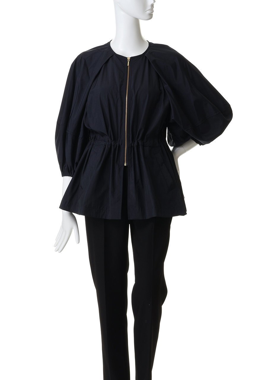 【ランバン オン ブルー/LANVIN en Bleu】のストーンナイロンライトブルゾン 人気、トレンドファッション・服の通販 founy(ファニー) 　ファッション　Fashion　レディースファッション　Fashion for Women　アウター　Coat / Outerwear Collection　レディースジャケット・軽アウター　Jackets　ブルゾンジャケット・スポーティアウター　Blouson Jackets　おすすめ　Recommended / Our Picks　ジャケット　Jacket, Outerwear　スリーブ　Sleeve, Long Sleeve / Short Sleeve　バルーン　Balloon, Balloon Silhouette　フェミニン　Feminine, Girly　ブルゾン　Blouson, Bomber Jacket　ペプラム　Peplum, Flared Hem　ボレロ　Bolero, Short Cardigan　other-2|ID: prp329100004873018 ipo3291000000036954668