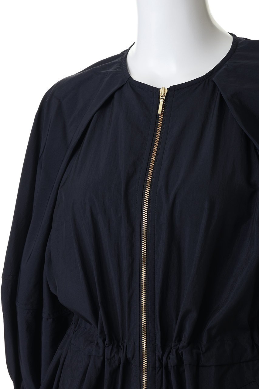 【ランバン オン ブルー/LANVIN en Bleu】のストーンナイロンライトブルゾン 人気、トレンドファッション・服の通販 founy(ファニー) 　ファッション　Fashion　レディースファッション　Fashion for Women　アウター　Coat / Outerwear Collection　レディースジャケット・軽アウター　Jackets　ブルゾンジャケット・スポーティアウター　Blouson Jackets　おすすめ　Recommended / Our Picks　ジャケット　Jacket, Outerwear　スリーブ　Sleeve, Long Sleeve / Short Sleeve　バルーン　Balloon, Balloon Silhouette　フェミニン　Feminine, Girly　ブルゾン　Blouson, Bomber Jacket　ペプラム　Peplum, Flared Hem　ボレロ　Bolero, Short Cardigan　other-5|ID: prp329100004873018 ipo3291000000036954672