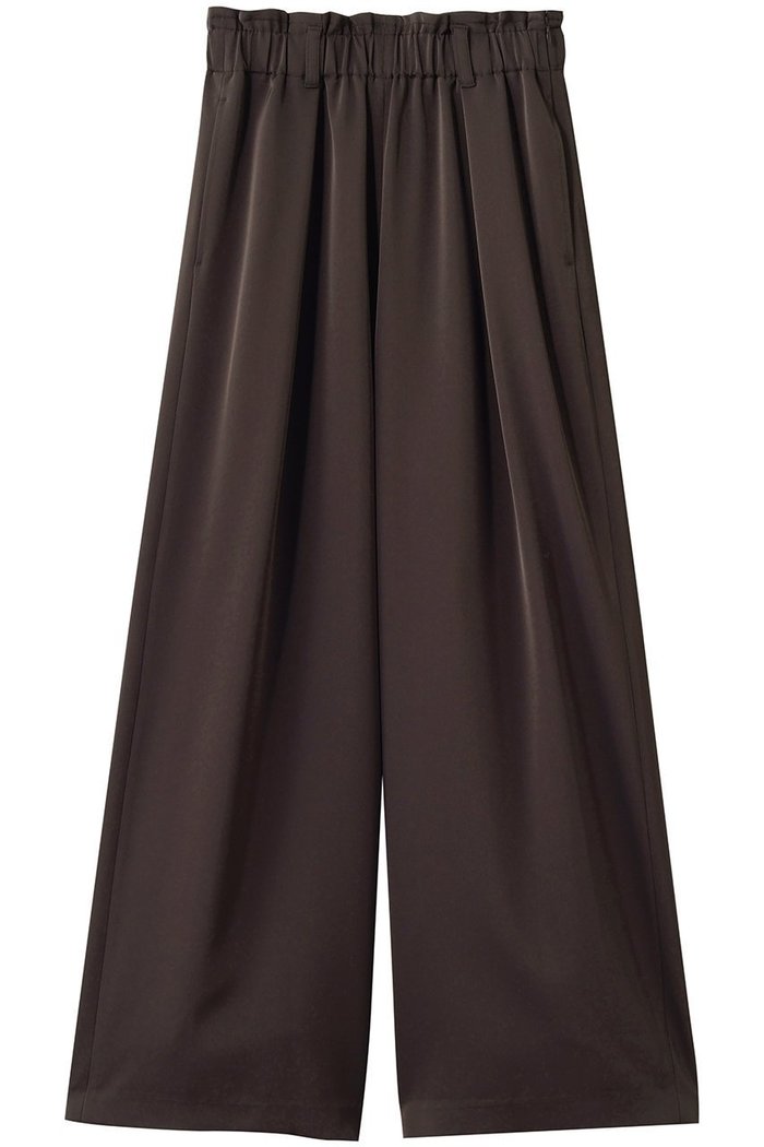 【ランバン オン ブルー/LANVIN en Bleu】のトリアセツイルワイドゴムパンツ インテリア・キッズ・メンズ・レディースファッション・服の通販 founy(ファニー) https://founy.com/ ファッション Fashion レディースファッション Fashion for Women パンツ Pants & Trousers シルク Silk, 100% Silk シンプル Simple, Minimal ツイル Twist, Twisted Detail ループ Loop, Loop Knit |ID: prp329100004873020 ipo3291000000036894110