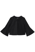 【ランバン オン ブルー/LANVIN en Bleu】のグログランノーカラージャケット 人気、トレンドファッション・服の通販 founy(ファニー) ファッション Fashion レディースファッション Fashion for Women アウター Coat / Outerwear Collection レディースジャケット・軽アウター Jackets ノーカラージャケット / シンプル上品コーデ Collarless Jackets おすすめ Recommended / Our Picks キュプラ Cupro, Eco Fabric グログラン Grosgrain, Grosgrain Ribbon ジャケット Jacket, Outerwear スリーブ Sleeve, Long Sleeve / Short Sleeve セットアップ Set-Up, Coordinated Outfit フレア Flare, Flared エレガント 上品 Elegant 新作・新入荷 New Arrivals / New In thumbnail ブラック|ID: prp329100004873023 ipo3291000000036346348