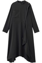 【ランバン オン ブルー/LANVIN en Bleu】のシルキーツイルドレープシャツワンピース 人気、トレンドファッション・服の通販 founy(ファニー) ファッション Fashion レディースファッション Fashion for Women ワンピース Dresses シャツワンピース / 1枚で着映えコーデ Shirt Dresses チュニック Tunic Tops & Dresses アシンメトリー Asymmetrical Style イレギュラーヘム Irregular Hem オケージョン Occasion Wear カフス Cuff Design シルク Silk, 100% Silk チュニック Tunic, Long Top ツイル Twist, Twisted Detail ドレープ Drape, Draping Fabric ラッフル Ruffle, Frill ロング Long, Long-Length エレガント 上品 Elegant 新作・新入荷 New Arrivals / New In thumbnail グレー|ID: prp329100004873024 ipo3291000000036346357