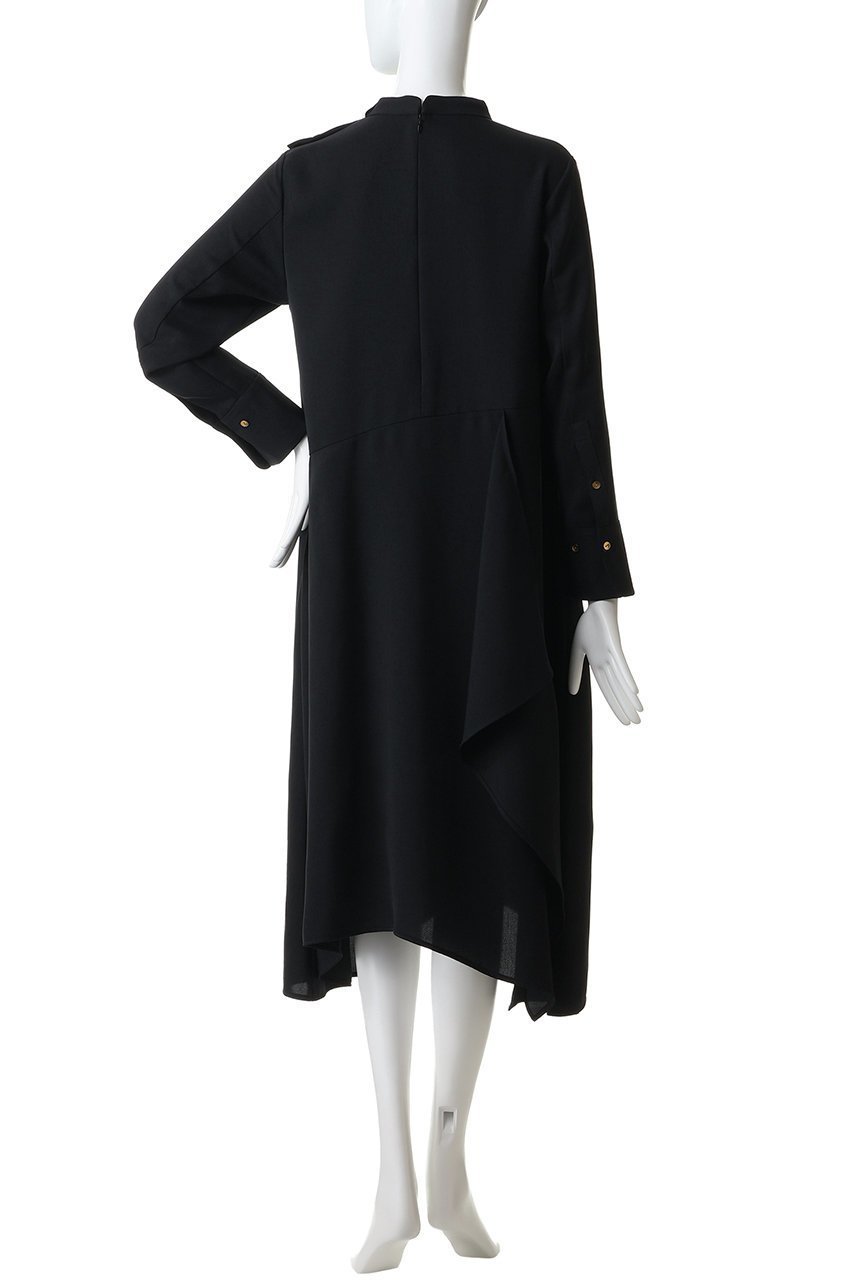 【ランバン オン ブルー/LANVIN en Bleu】のシルキーツイルドレープシャツワンピース 人気、トレンドファッション・服の通販 founy(ファニー) ファッション Fashion レディースファッション Fashion for Women ワンピース Dresses シャツワンピース / 1枚で着映えコーデ Shirt Dresses チュニック Tunic Tops & Dresses アシンメトリー Asymmetrical Style イレギュラーヘム Irregular Hem オケージョン Occasion Wear カフス Cuff Design シルク Silk, 100% Silk チュニック Tunic, Long Top ツイル Twist, Twisted Detail ドレープ Drape, Draping Fabric ラッフル Ruffle, Frill ロング Long, Long-Length エレガント 上品 Elegant 新作・新入荷 New Arrivals / New In other-4|ID: prp329100004873024 ipo3291000000036346360