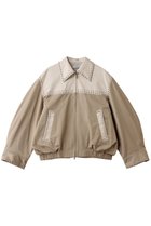 【クラネ/CLANE】のW COLOR STUDDED DRIZZLER JACKET ブルゾン 人気、トレンドファッション・服の通販 founy(ファニー) ファッション Fashion レディースファッション Fashion for Women アウター Coat / Outerwear Collection レディースジャケット・軽アウター Jackets ブルゾンジャケット・スポーティアウター Blouson Jackets ギャザー Gathered, Ruffled クール Cool, Chic ジップ Zip, Zipper ジャケット Jacket, Outerwear スタッズ Studs, Metal Accents スプリング Spring, Spring Collection スリット Slit, Slit Detail スリーブ Sleeve, Long Sleeve / Short Sleeve ブルゾン Blouson, Bomber Jacket ワイド Wide, Wide Fit 新作・新入荷 New Arrivals / New In thumbnail BEIGE|ID: prp329100004873027 ipo3291000000036346377