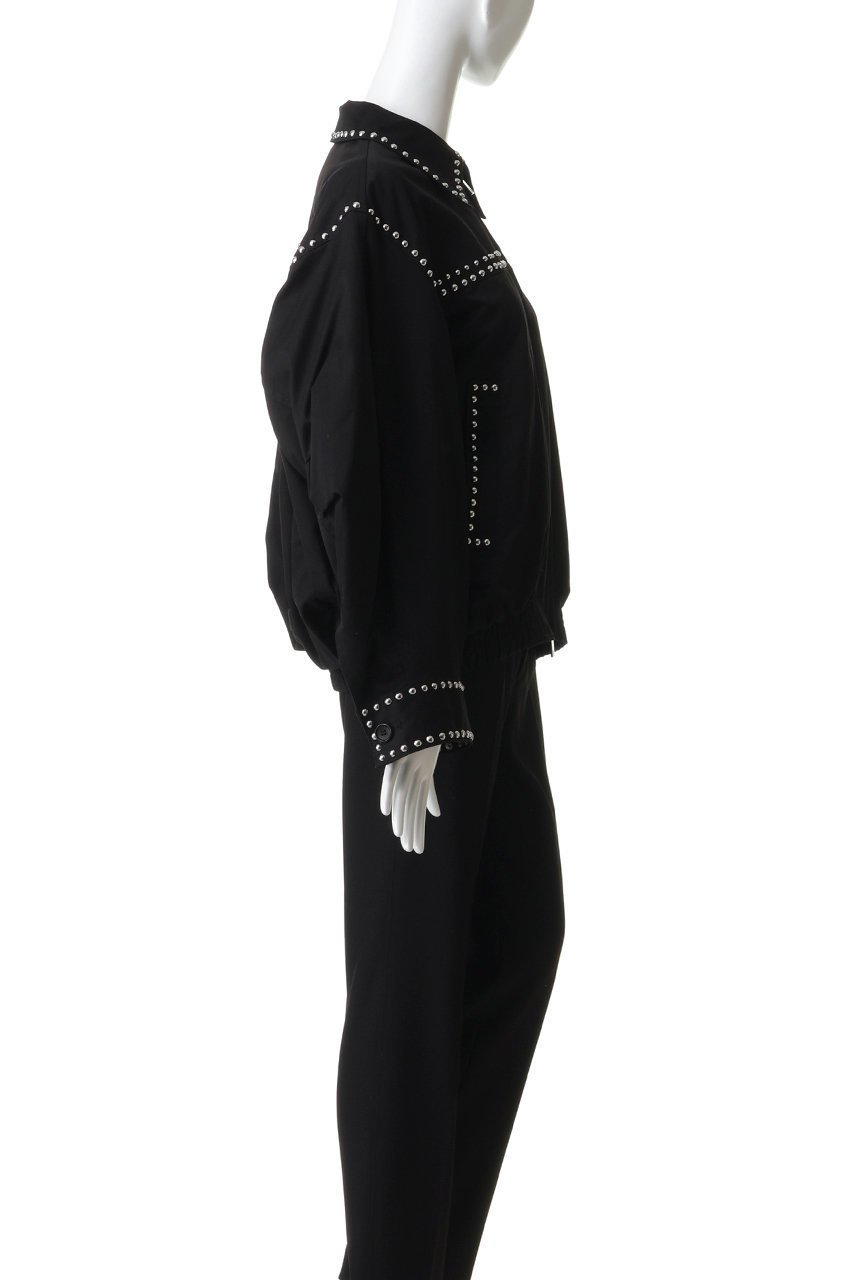 【クラネ/CLANE】のW COLOR STUDDED DRIZZLER JACKET ブルゾン 人気、トレンドファッション・服の通販 founy(ファニー) 　ファッション　Fashion　レディースファッション　Fashion for Women　アウター　Coat / Outerwear Collection　レディースジャケット・軽アウター　Jackets　ブルゾンジャケット・スポーティアウター　Blouson Jackets　ギャザー　Gathered, Ruffled　クール　Cool, Chic　ジップ　Zip, Zipper　ジャケット　Jacket, Outerwear　スタッズ　Studs, Metal Accents　スプリング　Spring, Spring Collection　スリット　Slit, Slit Detail　スリーブ　Sleeve, Long Sleeve / Short Sleeve　ブルゾン　Blouson, Bomber Jacket　ワイド　Wide, Wide Fit　新作・新入荷　New Arrivals / New In　other-3|ID: prp329100004873027 ipo3291000000036346380