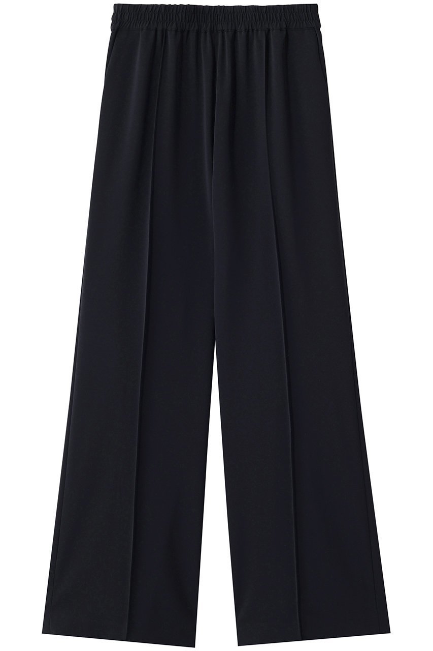 【ランバン オン ブルー/LANVIN en Bleu】のストレッチツイルフレアゴムパンツ 人気、トレンドファッション・服の通販 founy(ファニー) 　ファッション　Fashion　レディースファッション　Fashion for Women　パンツ　Pants & Trousers　ストレッチ　Stretch, Stretchy Fabric　センター　Center, Center Line　ツイル　Twist, Twisted Detail　パターン　Pattern, Design Print　フレア　Flare, Flared　エレガント 上品　Elegant　新作・新入荷　New Arrivals / New In　 other-1|ID: prp329100004873029 ipo3291000000036346392