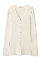 【エトレトウキョウ/ETRE TOKYO】のVネックリブニットカーディガン ホワイト|ID: prp329100004873044 ipo3291000000037238576