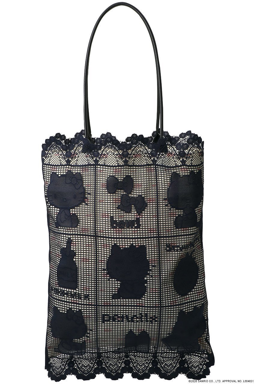 【ミュベール/MUVEIL】のサンリオキャラクターズコラボ ハローキティ レースバッグ 人気、トレンドファッション・服の通販 founy(ファニー) 　ファッション　Fashion　レディースファッション　Fashion for Women　バッグ　Bags　エレガント 上品　Elegant　バランス　Balance, Style Balance　プリント　Print, Printed Pattern　レース　Lace, Lace Fabric　新作・新入荷　New Arrivals / New In　other-3|ID: prp329100004873047 ipo3291000000036346547