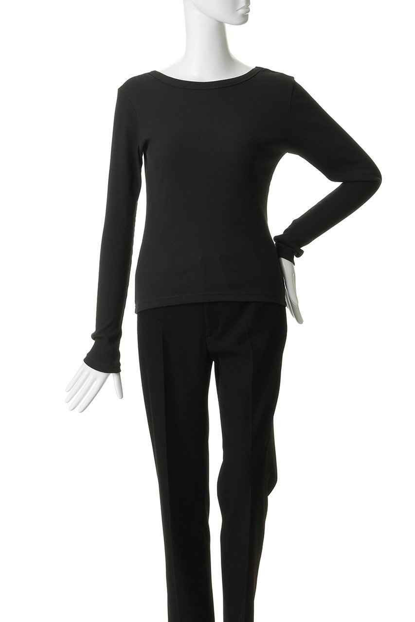 【ティアラ/Tiara】のバックオープンリブTシャツ 人気、トレンドファッション・服の通販 founy(ファニー) 　ファッション　Fashion　レディースファッション　Fashion for Women　トップス・カットソー　Cut & Sew Tops　シャツ・ブラウス・オフィスカジュアル　Elegant Blouses & Button-Ups　ロングTシャツ・Tシャツ　Longline T-Shirts & Tees　カットソー・ベーシックTシャツ　Cut-and-Sewn Tops / Stretch Tees & Basics　インナー　Innerwear　コンパクト　Compact, Small Size　ショート　Short, Short Length　シンプル　Simple, Minimal　スリーブ　Sleeve, Long Sleeve / Short Sleeve　新作・新入荷　New Arrivals / New In　other-2|ID: prp329100004873048 ipo3291000000036346554