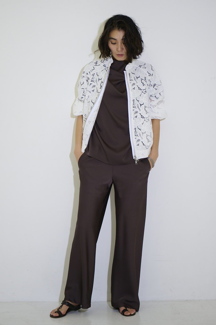 【エムフィル/M Fil】のストレッチWサテン リラクシーイージートラウザーズ 人気、トレンドファッション・服の通販 founy(ファニー) 　ファッション　Fashion　レディースファッション　Fashion for Women　パンツ　Pants & Trousers　サテン　Satin, Glossy Fabric　ストレッチ　Stretch, Stretchy Fabric　ボトム　Bottoms, Lower Wear　新作・新入荷　New Arrivals / New In　other-7|ID: prp329100004873056 ipo3291000000036346624