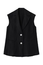 【エムフィル/M Fil】のベルギーリネン フレンチスリーブジレ 人気、トレンドファッション・服の通販 founy(ファニー) ファッション Fashion レディースファッション Fashion for Women アウター Coat / Outerwear Collection レディースジャケット・軽アウター Jackets ウォッシャブル Machine Washable ジャケット Jacket, Outerwear スリーブ Sleeve, Long Sleeve / Short Sleeve フレンチ French, French Style ベスト Vest, Waistcoat リネン Linen, Linen Fabric エレガント 上品 Elegant 夏 Summer 新作・新入荷 New Arrivals / New In thumbnail ブラック|ID: prp329100004873057 ipo3291000000036346627