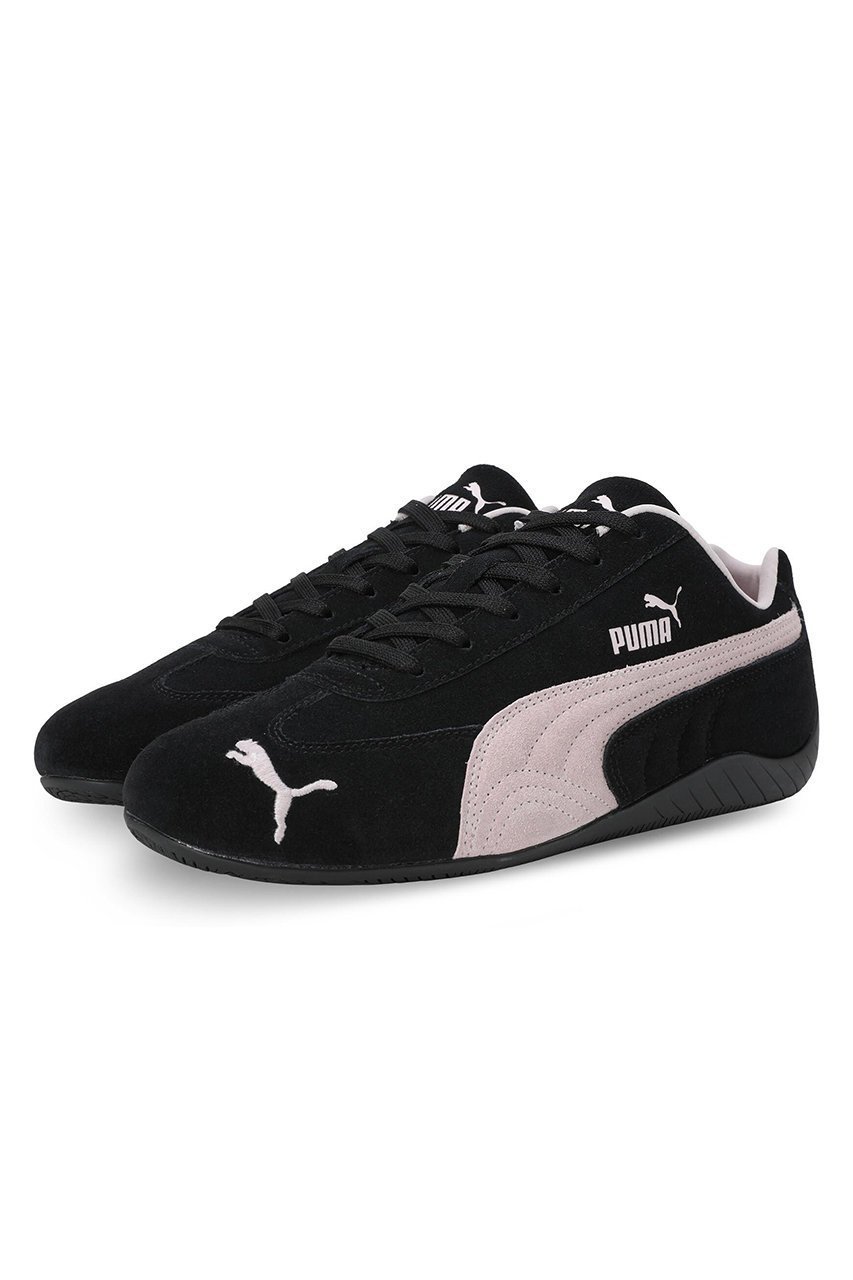【プーマ/PUMA】の【UNISEX】SPEEDCAT OG スニーカー インテリア・キッズ・メンズ・レディースファッション・服の通販 founy(ファニー) 　ファッション　Fashion　レディースファッション　Fashion for Women　ユニセックス　Unisex, Genderless　なめらか　Smooth, Silky Texture　シューズ　Shoes, Footwear　スニーカー　Sneakers, Trainers　フォーム　Form　レース　Lace, Lace Fabric　ブラック-モーブミスト|ID: prp329100004873075 ipo3291000000036894319