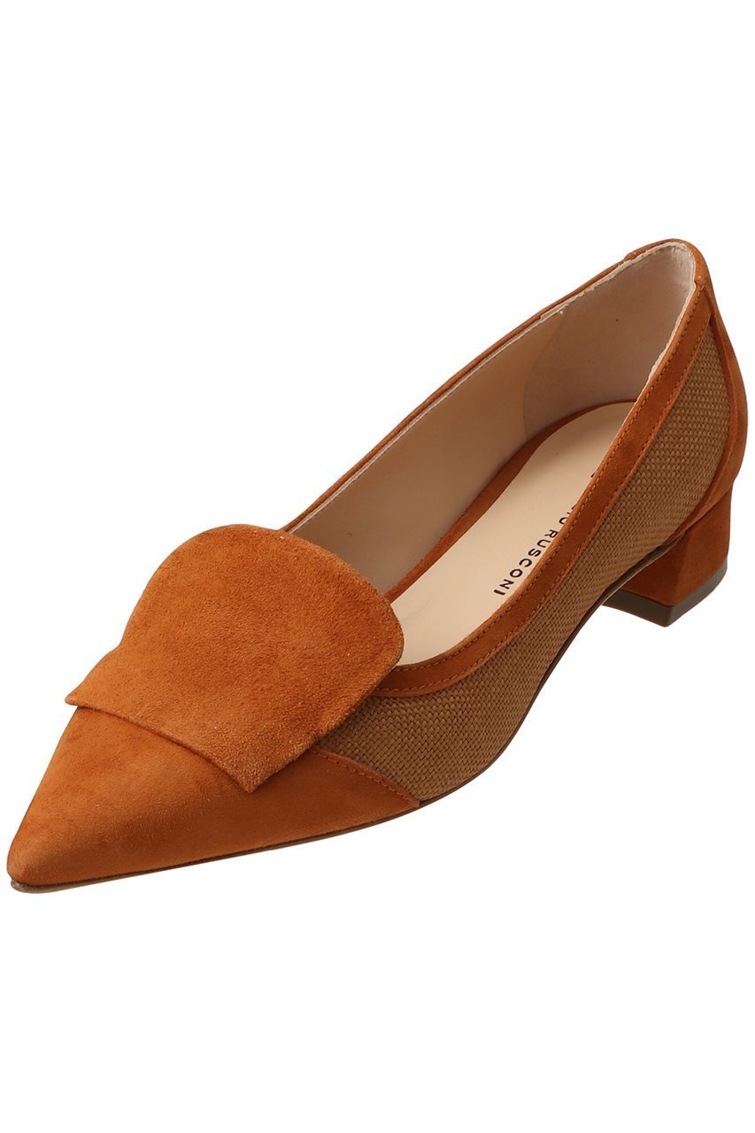 【ファビオ ルスコーニ/FABIO RUSCONI】のファブリックコンビパンプス インテリア・キッズ・メンズ・レディースファッション・服の通販 founy(ファニー) 　ファッション　Fashion　レディースファッション　Fashion for Women　コンビ　Combo, Combination Style　ファブリック　Fabric, Textile　エレガント 上品　Elegant　新作・新入荷　New Arrivals / New In　シエナ×コニャック|ID: prp329100004873077 ipo3291000000036346777