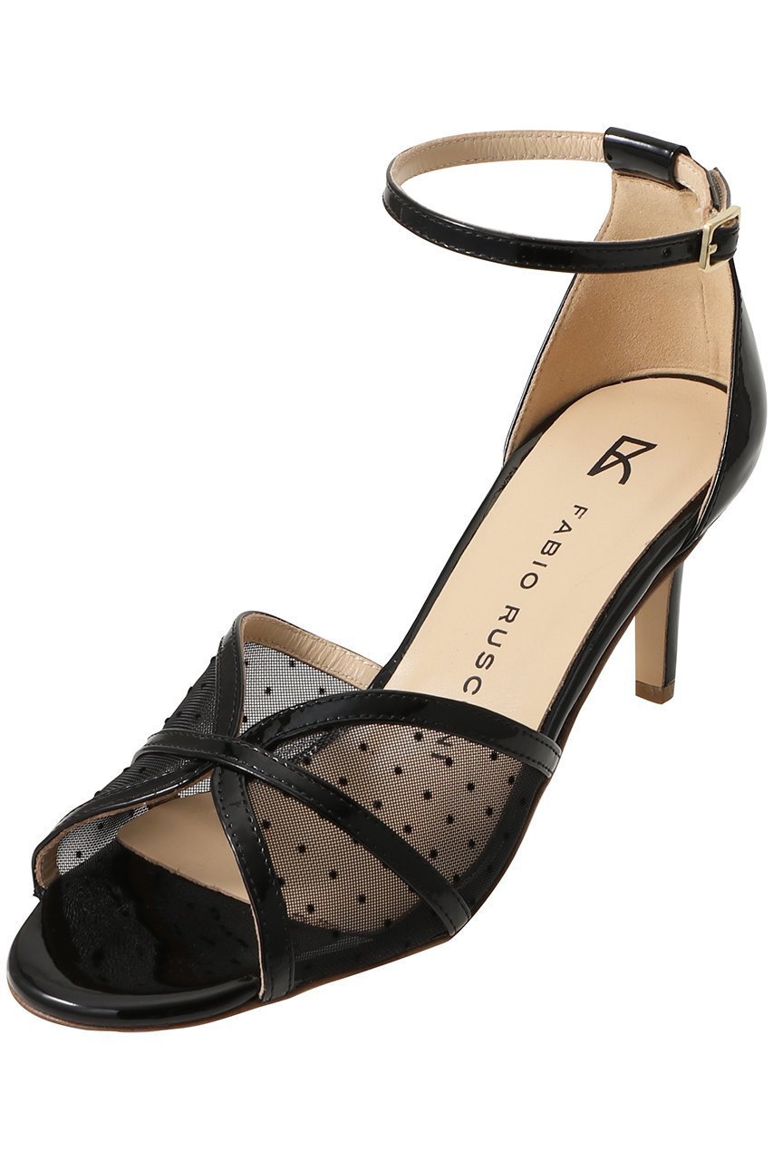 【ファビオ ルスコーニ/FABIO RUSCONI】のドットチュールアンクルストラップサンダル 人気、トレンドファッション・服の通販 founy(ファニー) ファッション Fashion レディースファッション Fashion for Women エレガント 上品 Elegant サンダル Sandals, Summer Shoes フェミニン Feminine, Girly 新作・新入荷 New Arrivals / New In other-1|ID: prp329100004873082 ipo3291000000036346812