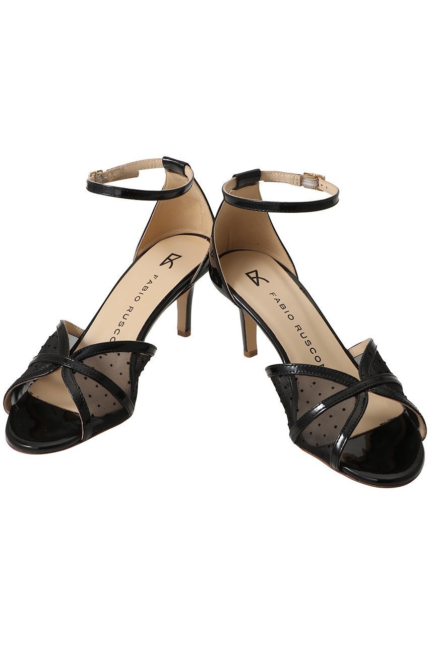 【ファビオ ルスコーニ/FABIO RUSCONI】のドットチュールアンクルストラップサンダル 人気、トレンドファッション・服の通販 founy(ファニー) ファッション Fashion レディースファッション Fashion for Women エレガント 上品 Elegant サンダル Sandals, Summer Shoes フェミニン Feminine, Girly 新作・新入荷 New Arrivals / New In other-5|ID: prp329100004873082 ipo3291000000036346817