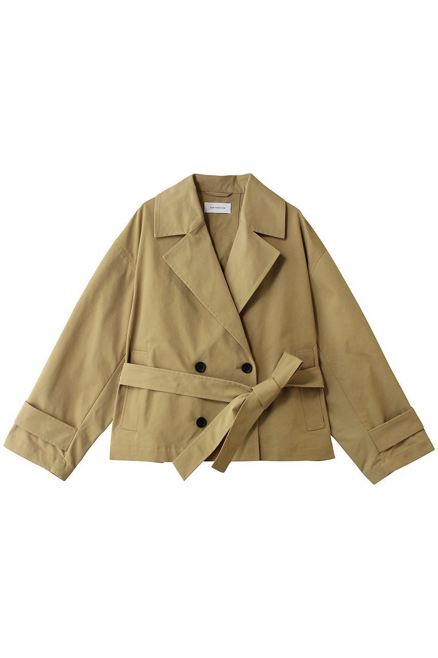 【ガリャルダガランテ/GALLARDAGALANTE】の【HERITANOVUM】ウォータープルーフショートコート インテリア・キッズ・メンズ・レディースファッション・服の通販 founy(ファニー) 　ファッション　Fashion　レディースファッション　Fashion for Women　アウター　Coat / Outerwear Collection　コート・ロングコート・ピーコート　Long Coats, Peacoats & More　ウォーター　Water　ショート　Short, Short Length　バランス　Balance, Style Balance　フェミニン　Feminine, Girly　ベーシック　Basic, Essential　ボトム　Bottoms, Lower Wear　マニッシュ　Mannish, Boyish　新作・新入荷　New Arrivals / New In　ベージュ|ID: prp329100004873084 ipo3291000000036346829