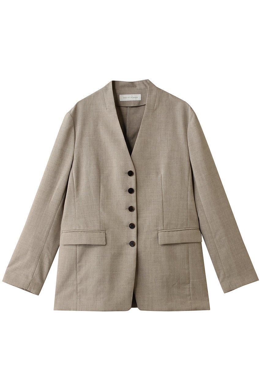 【マルティニーク/martinique】のノーカラージャケット(セットアップ可) インテリア・キッズ・メンズ・レディースファッション・服の通販 founy(ファニー) 　ファッション　Fashion　レディースファッション　Fashion for Women　アウター　Coat / Outerwear Collection　レディースジャケット・軽アウター　Jackets　ノーカラージャケット / シンプル上品コーデ　Collarless Jackets　オケージョン　Occasion Wear　ジャケット　Jacket, Outerwear　セットアップ　Set-Up, Coordinated Outfit　フィット　Fit, Slim Fit　エレガント 上品　Elegant　新作・新入荷　New Arrivals / New In　ビジネス 仕事 通勤　Business / Work / Commuting　ナチュラル|ID: prp329100004873087 ipo3291000000036346851