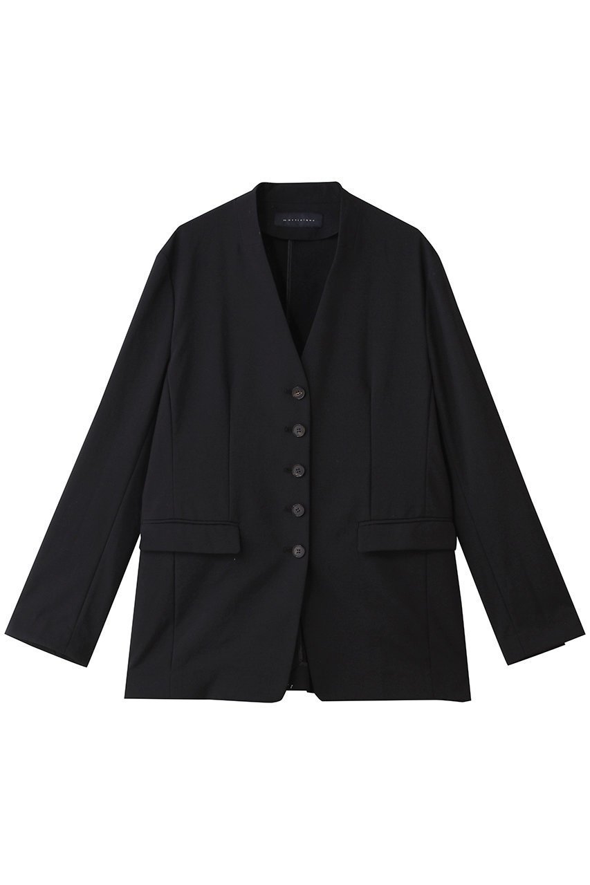 【マルティニーク/martinique】のノーカラージャケット(セットアップ可) インテリア・キッズ・メンズ・レディースファッション・服の通販 founy(ファニー) 　ファッション　Fashion　レディースファッション　Fashion for Women　アウター　Coat / Outerwear Collection　レディースジャケット・軽アウター　Jackets　ノーカラージャケット / シンプル上品コーデ　Collarless Jackets　オケージョン　Occasion Wear　ジャケット　Jacket, Outerwear　セットアップ　Set-Up, Coordinated Outfit　フィット　Fit, Slim Fit　エレガント 上品　Elegant　新作・新入荷　New Arrivals / New In　ビジネス 仕事 通勤　Business / Work / Commuting　ネイビー|ID: prp329100004873087 ipo3291000000036346852