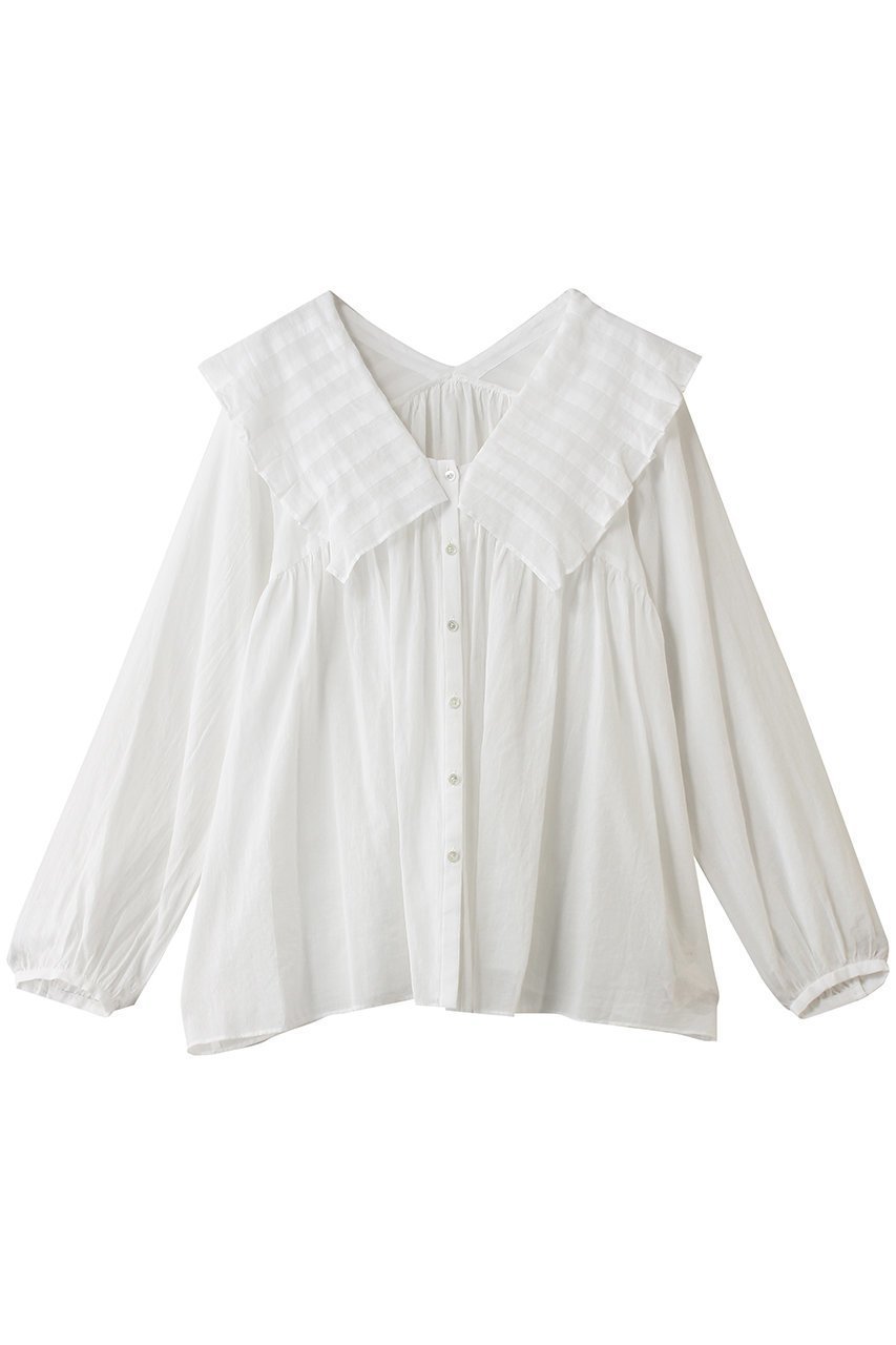 【マルティニーク/martinique】のコンパクトタイプライタータックブラウス 人気、トレンドファッション・服の通販 founy(ファニー) 　ファッション　Fashion　レディースファッション　Fashion for Women　トップス・カットソー　Cut & Sew Tops　シャツ・ブラウス・オフィスカジュアル　Elegant Blouses & Button-Ups　ギャザー　Gathered, Ruffled　シアー　Sheer, See-Through　シンプル　Simple, Minimal　スリーブ　Sleeve, Long Sleeve / Short Sleeve　フェミニン　Feminine, Girly　フリル　Frill, Ruffle　ロング　Long, Long-Length　新作・新入荷　New Arrivals / New In　 other-1|ID: prp329100004873088 ipo3291000000036346859