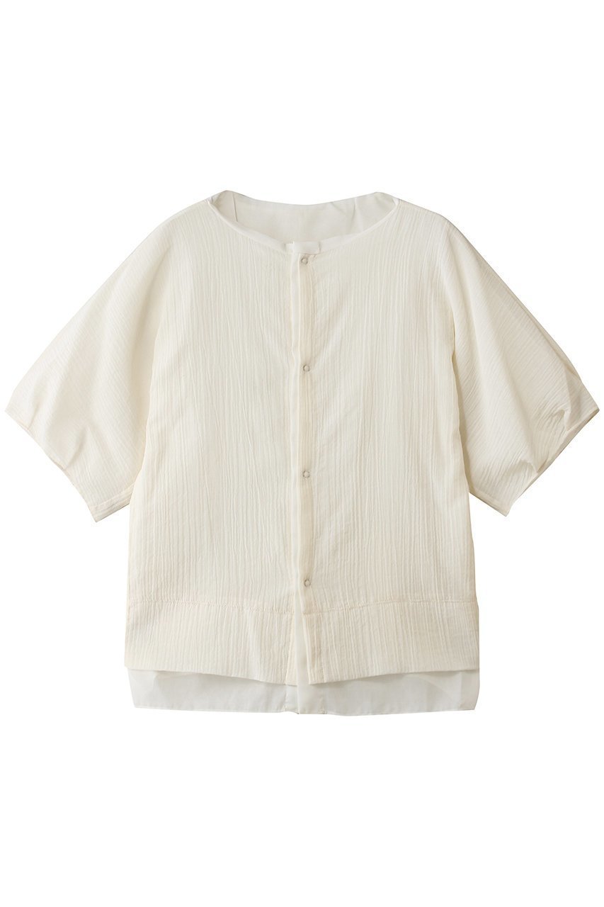 【マルティニーク/martinique】の【CURRENTAGE】フロンタブルシャツ インテリア・キッズ・メンズ・レディースファッション・服の通販 founy(ファニー) 　ファッション　Fashion　レディースファッション　Fashion for Women　トップス・カットソー　Cut & Sew Tops　シャツ・ブラウス・オフィスカジュアル　Elegant Blouses & Button-Ups　ショート　Short, Short Length　スリーブ　Sleeve, Long Sleeve / Short Sleeve　夏　Summer　新作・新入荷　New Arrivals / New In　春　Spring　S/S・春夏　SS, Spring/Summer, Warm Season　ホワイト|ID: prp329100004873092 ipo3291000000036346890