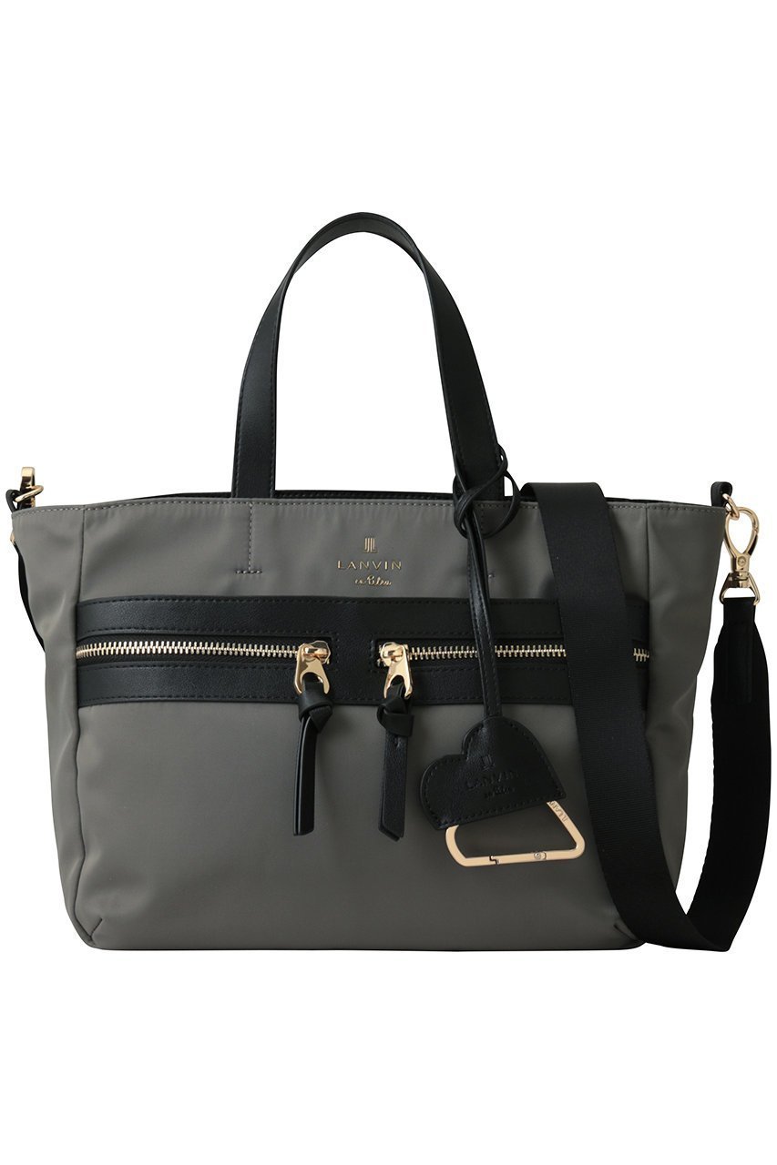 【ランバン オン ブルー/LANVIN en Bleu】のグラントート 484872 インテリア・キッズ・メンズ・レディースファッション・服の通販 founy(ファニー) 　ファッション　Fashion　レディースファッション　Fashion for Women　バッグ　Bags　ポケット　Pocket, Pocket Detail　リュクス　Luxury, Elegant, High-End, Chic　エレガント 上品　Elegant　新作・新入荷　New Arrivals / New In　旅行　Travel　チャコールグレー|ID: prp329100004873103 ipo3291000000036346965