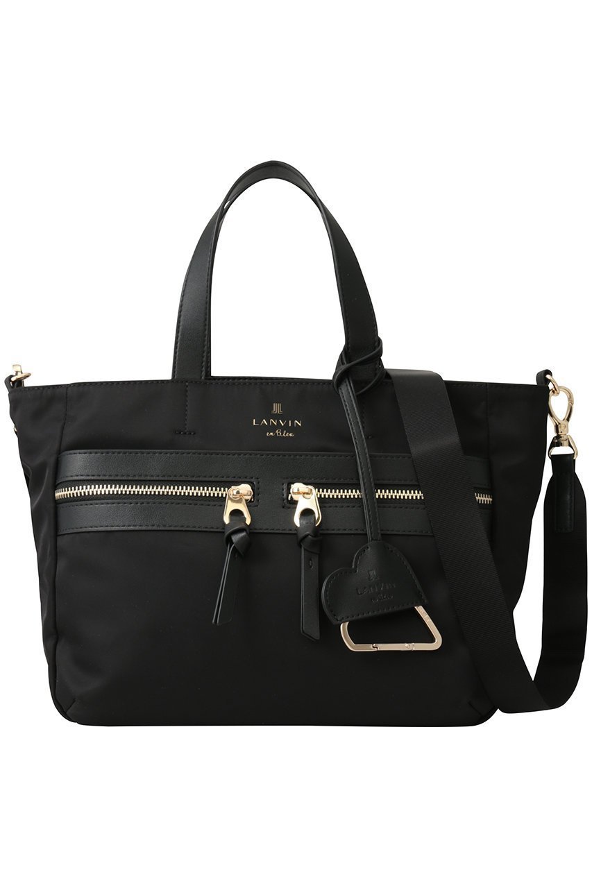 【ランバン オン ブルー/LANVIN en Bleu】のグラントート 484872 インテリア・キッズ・メンズ・レディースファッション・服の通販 founy(ファニー) 　ファッション　Fashion　レディースファッション　Fashion for Women　バッグ　Bags　ポケット　Pocket, Pocket Detail　リュクス　Luxury, Elegant, High-End, Chic　エレガント 上品　Elegant　新作・新入荷　New Arrivals / New In　旅行　Travel　ブラック|ID: prp329100004873103 ipo3291000000036346966