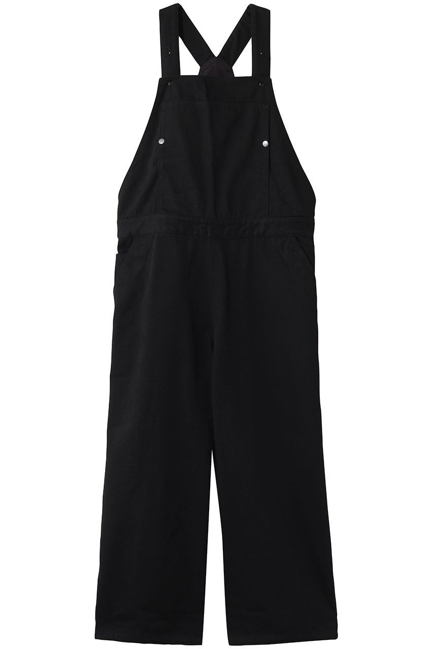 【ミディウミ/MidiUmi】のwork overall オーバーオール インテリア・キッズ・メンズ・レディースファッション・服の通販 founy(ファウニー) 　ファッション　Fashion　レディースファッション　Fashion for Women　パンツ　Pants & Trousers　おすすめ　Recommended / Our Picks　シンプル　Simple, Minimal　リラックス　Relax, Relaxed Fit　black|ID: prp329100004873117 ipo3291000000036954852