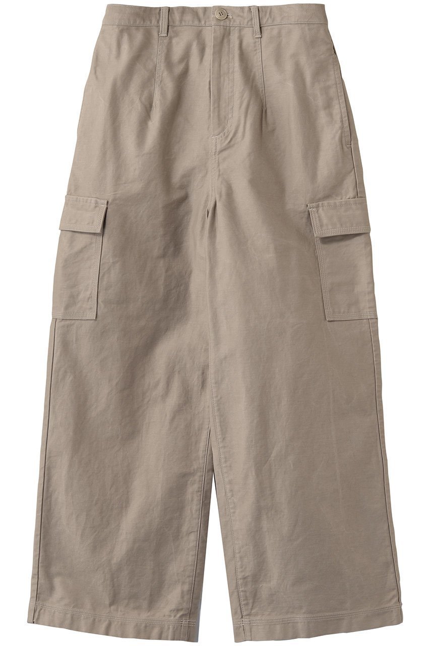 【ミディウミ/MidiUmi】のutility cargo PT パンツ インテリア・キッズ・メンズ・レディースファッション・服の通販 founy(ファニー) 　ファッション　Fashion　レディースファッション　Fashion for Women　パンツ　Pants & Trousers　カーゴパンツ　Cargo Pants, Utility Pants　サテン　Satin, Glossy Fabric　ダブル　Double, Double-Breasted　beige|ID: prp329100004873118 ipo3291000000036894505