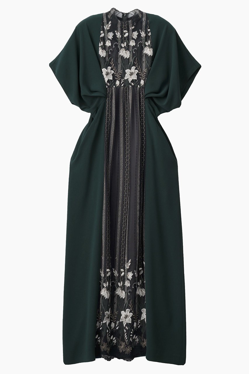 【ミューラル/MURRAL】のClassic lace ドレス 人気、トレンドファッション・服の通販 founy(ファニー) 　ファッション　Fashion　レディースファッション　Fashion for Women　ワンピース　Dresses　フォーマル・パーティードレス・結婚式用ドレス　Elegant & Casual Dresses　チュニック　Tunic Tops & Dresses　エレガント 上品　Elegant　カッティング　Cutting Detail　シェイプ　Shape, Slim Fit　ショルダー　Shoulder, Shoulder Strap　ジュエリー　Jewelry, Accessories　チュニック　Tunic, Long Top　ドレス　Dress, One-Piece　ドレープ　Drape, Draping Fabric　ポケット　Pocket, Pocket Detail　モチーフ　Motif, Design Theme　レース　Lace, Lace Fabric　ロング　Long, Long-Length　再入荷　Restock / Back in Stock　手描き　Hand-Drawn, Illustrated　 other-1|ID: prp329100004873120 ipo3291000000036894515