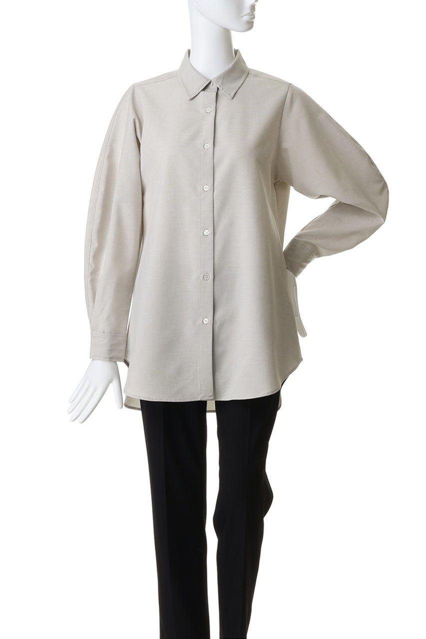 【ミディウミソリッド/MIDIUMISOLID】のvolume slv shirt tunic チュニック 人気、トレンドファッション・服の通販 founy(ファニー) 　ファッション　Fashion　レディースファッション　Fashion for Women　ワンピース　Dresses　チュニック　Tunic Tops & Dresses　シンプル　Simple, Minimal　チュニック　Tunic, Long Top　other-2|ID: prp329100004873124 ipo3291000000036894538