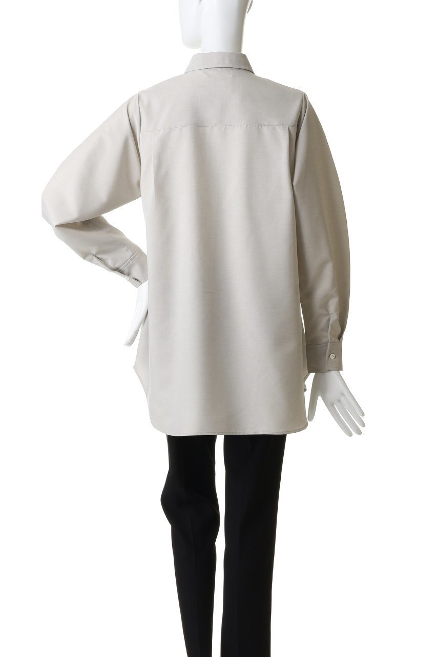 【ミディウミソリッド/MIDIUMISOLID】のvolume slv shirt tunic チュニック 人気、トレンドファッション・服の通販 founy(ファニー) 　ファッション　Fashion　レディースファッション　Fashion for Women　ワンピース　Dresses　チュニック　Tunic Tops & Dresses　シンプル　Simple, Minimal　チュニック　Tunic, Long Top　other-4|ID: prp329100004873124 ipo3291000000036894540