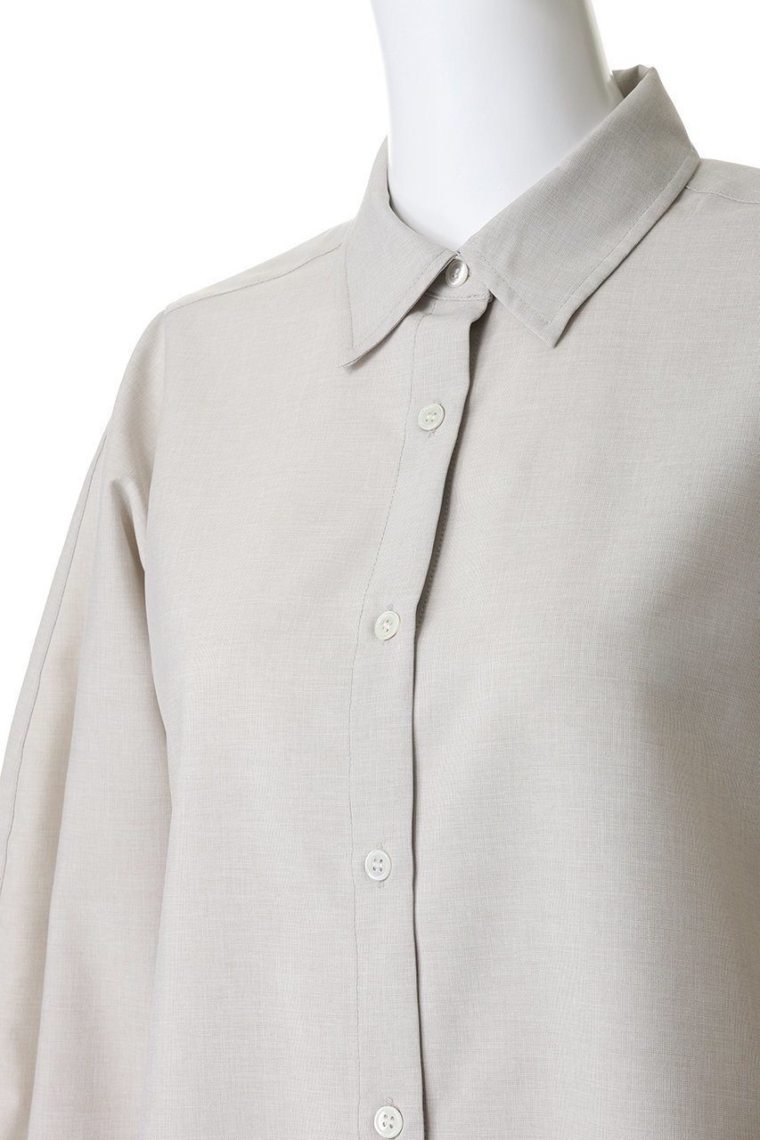 【ミディウミソリッド/MIDIUMISOLID】のvolume slv shirt tunic チュニック 人気、トレンドファッション・服の通販 founy(ファニー) 　ファッション　Fashion　レディースファッション　Fashion for Women　ワンピース　Dresses　チュニック　Tunic Tops & Dresses　シンプル　Simple, Minimal　チュニック　Tunic, Long Top　other-5|ID: prp329100004873124 ipo3291000000036894541