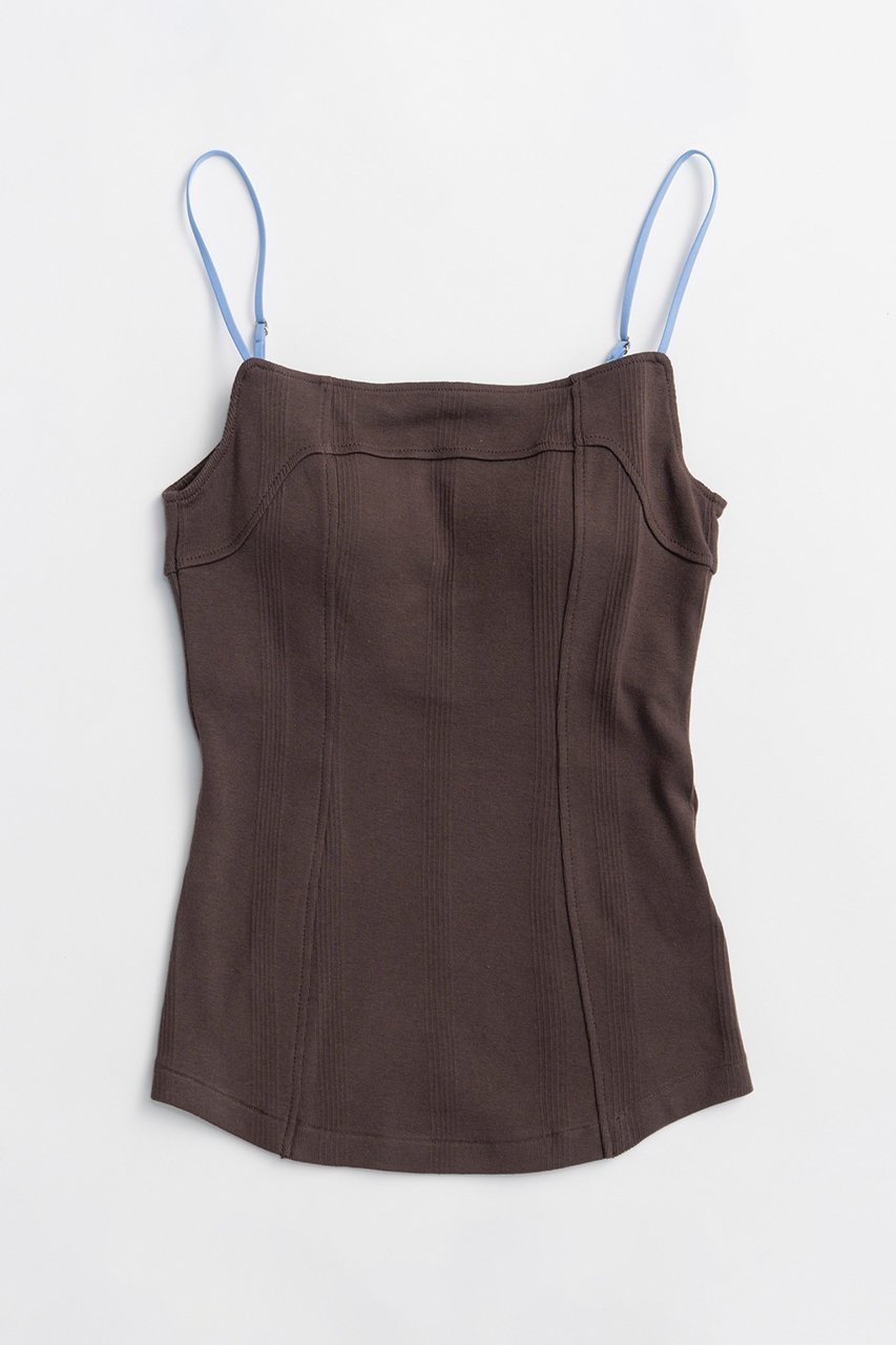 【メゾンスペシャル/MAISON SPECIAL】の【Miller×MAISON SPECIAL】コラボバックオープンキャミソール インテリア・キッズ・メンズ・レディースファッション・服の通販 founy(ファニー) ファッション Fashion レディースファッション Fashion for Women トップス・カットソー Cut & Sew Tops キャミソール&ノースリーブ Camisoles & Sleeveless Tops シャツ・ブラウス・オフィスカジュアル Elegant Blouses & Button-Ups ロングTシャツ・Tシャツ Longline T-Shirts & Tees カットソー・ベーシックTシャツ Cut-and-Sewn Tops / Stretch Tees & Basics インナー Innerwear キャミソール Camisole, Spaghetti Strap Top 今季 This Season, Current Season シンプル Simple, Minimal タンク Tank Top, Sleeveless Top 夏 Summer 新作・新入荷 New Arrivals / New In BRN(ブラウン)|ID: prp329100004873149 ipo3291000000036347419