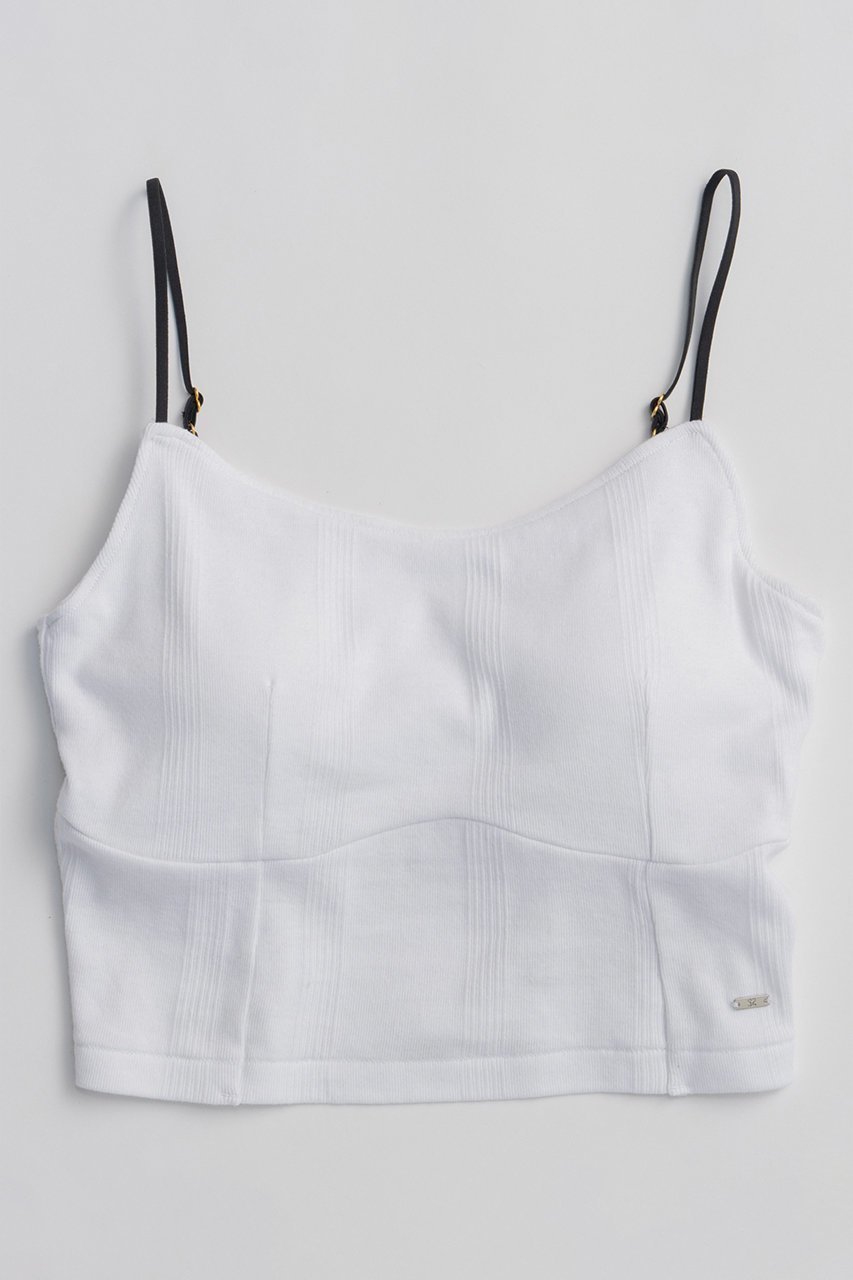 【メゾンスペシャル/MAISON SPECIAL】の【Miller×MAISON SPECIAL】コラボクロップドキャミソールブラ インテリア・キッズ・メンズ・レディースファッション・服の通販 founy(ファニー) ファッション Fashion レディースファッション Fashion for Women トップス・カットソー Cut & Sew Tops キャミソール&ノースリーブ Camisoles & Sleeveless Tops シャツ・ブラウス・オフィスカジュアル Elegant Blouses & Button-Ups ロングTシャツ・Tシャツ Longline T-Shirts & Tees カットソー・ベーシックTシャツ Cut-and-Sewn Tops / Stretch Tees & Basics インナー Innerwear キャミソール Camisole, Spaghetti Strap Top タンク Tank Top, Sleeveless Top フィット Fit, Slim Fit ベーシック Basic, Essential 夏 Summer 新作・新入荷 New Arrivals / New In WHT(ホワイト)|ID: prp329100004873151 ipo3291000000036347437