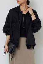 【ガリャルダガランテ/GALLARDAGALANTE】のリネンミリタリーシャツブルゾン 人気、トレンドファッション・服の通販 founy(ファニー) ファッション Fashion レディースファッション Fashion for Women アウター Coat / Outerwear Collection レディースジャケット・軽アウター Jackets ブルゾンジャケット・スポーティアウター Blouson Jackets エレガント 上品 Elegant ジャケット Jacket, Outerwear ブルゾン Blouson, Bomber Jacket ポケット Pocket, Pocket Detail ミリタリー Military, Army Style リネン Linen, Linen Fabric 新作・新入荷 New Arrivals / New In 羽織 Haori, Light Jacket thumbnail ブラック|ID: prp329100004873161 ipo3291000000036347533
