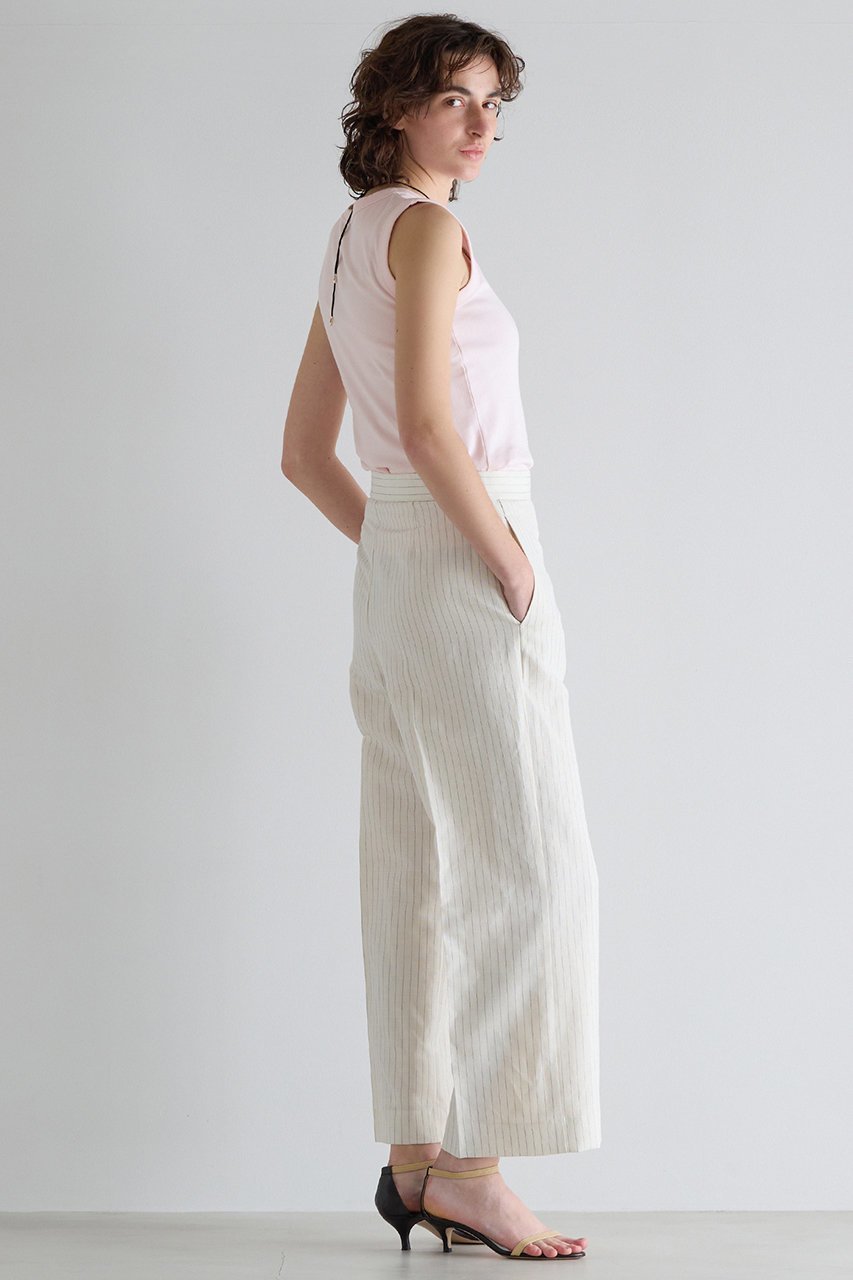 【マルティニーク/martinique】のダルスラブバックゴムパンツ(セットアップ可) 人気、トレンドファッション・服の通販 founy(ファニー) ファッション Fashion レディースファッション Fashion for Women セットアップ Matching Sets レディースパンツ・ボトムス Pants & Trousers / Bottoms バッグ Bags パンツ Pants & Trousers おすすめ Recommended / Our Picks ジャケット Jacket, Outerwear ストライプ Stripe, Striped Pattern セットアップ Set-Up, Coordinated Outfit センター Center, Center Line バランス Balance, Style Balance ワイド Wide, Wide Fit 新作・新入荷 New Arrivals / New In 無地 Plain, Solid Color other-6|ID: prp329100004873169 ipo3291000000036347619