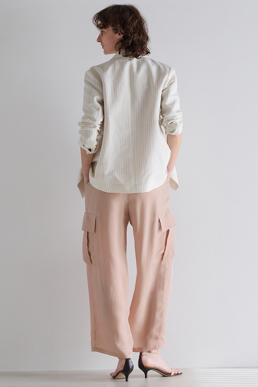 【マルティニーク/martinique】のダルスラブジャケット(セットアップ可) 人気、トレンドファッション・服の通販 founy(ファニー) 　ファッション　Fashion　レディースファッション　Fashion for Women　アウター　Coat / Outerwear Collection　レディースジャケット・軽アウター　Jackets　おすすめ　Recommended / Our Picks　ジャケット　Jacket, Outerwear　スタンダード　Standard, Basic　ストライプ　Stripe, Striped Pattern　セットアップ　Set-Up, Coordinated Outfit　ダブル　Double, Double-Breasted　ボックス　Boxy, Box Shape　モダン　Modern, Contemporary　エレガント 上品　Elegant　新作・新入荷　New Arrivals / New In　無地　Plain, Solid Color　other-7|ID: prp329100004873172 ipo3291000000036347657