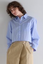 【マルティニーク/martinique】のショートシャツ ブルーストライプ|ID: prp329100004873176 ipo3291000000036385852