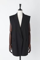 【オーヴィル/EAUVIRE】のピークドラペルジレ ブラック|ID: prp329100004873189 ipo3291000000036347748