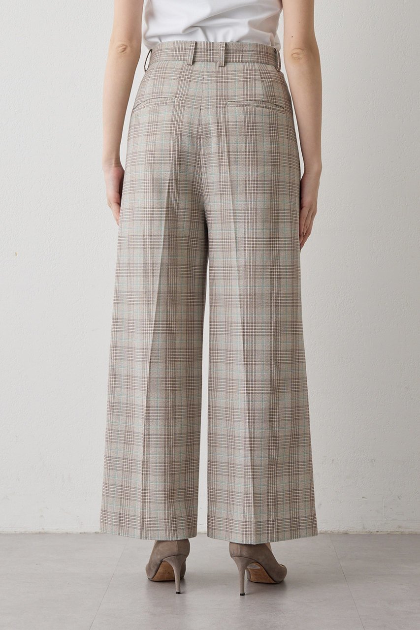 【ウィムガゼット/Whim Gazette】のコットンチェックパンツ 人気、トレンドファッション・服の通販 founy(ファニー) 　ファッション　Fashion　レディースファッション　Fashion for Women　パンツ　Pants & Trousers　おすすめ　Recommended / Our Picks　セットアップ　Set-Up, Coordinated Outfit　センター　Center, Center Line　チェック　Check, Plaid, Tartan　フロント　Front, Front Design　ワイド　Wide, Wide Fit　新作・新入荷　New Arrivals / New In　other-7|ID: prp329100004873216 ipo3291000000036348017