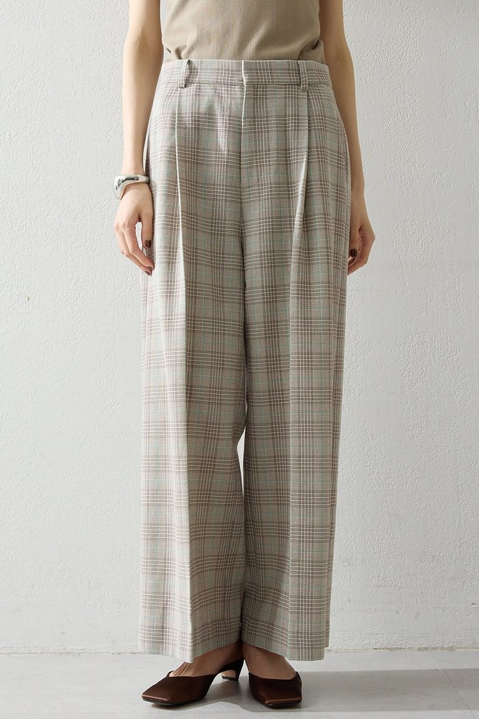 【ウィムガゼット/Whim Gazette】のコットンチェックパンツ インテリア・キッズ・メンズ・レディースファッション・服の通販 founy(ファニー) https://founy.com/ ファッション Fashion レディースファッション Fashion for Women パンツ Pants & Trousers おすすめ Recommended / Our Picks セットアップ Set-Up, Coordinated Outfit センター Center, Center Line チェック Check, Plaid, Tartan フロント Front, Front Design ワイド Wide, Wide Fit 新作・新入荷 New Arrivals / New In |ID: prp329100004873217 ipo3291000000036954999