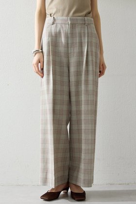 【ウィムガゼット/Whim Gazette】 コットンチェックパンツ人気、トレンドファッション・服の通販 founy(ファニー) ファッション Fashion レディースファッション Fashion for Women パンツ Pants & Trousers おすすめ Recommended / Our Picks セットアップ Set-Up, Coordinated Outfit センター Center, Center Line チェック Check, Plaid, Tartan フロント Front, Front Design ワイド Wide, Wide Fit 新作・新入荷 New Arrivals / New In |ID:prp329100004873217
